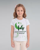 Valuables Girls' Independence Day Half Sleeve T-Shirt