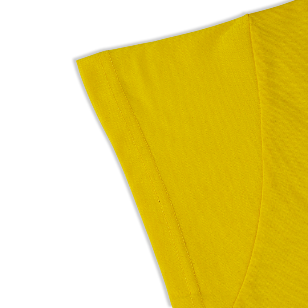 Girl's Half Sleeves T-Shirt - Yellow, Girls T-Shirts, Chase Value, Chase Value