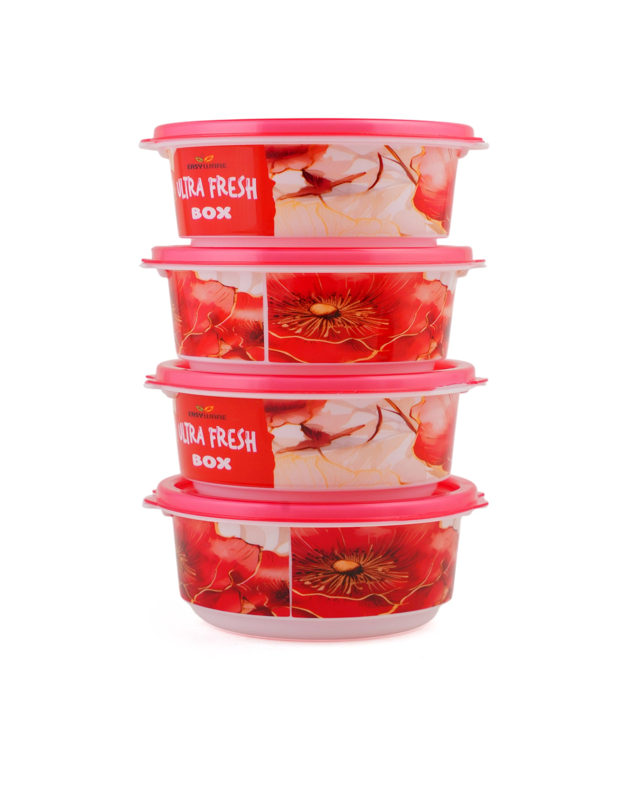 Belli Plastic Storage Box- 4 Pcs