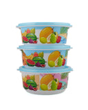 Belli Plastic Storage Box- 3 Pcs