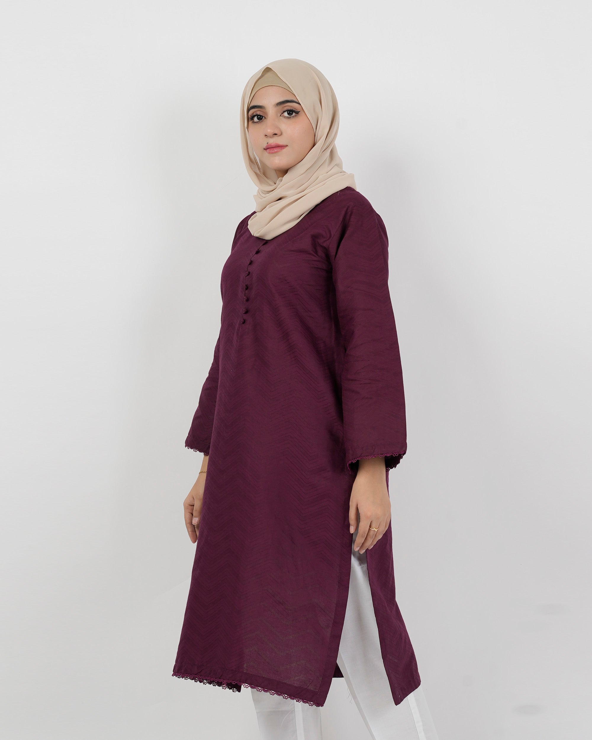 Valuables Women Jacquard Kurti, Women Ready Kurtis, Chase Value, Chase Value