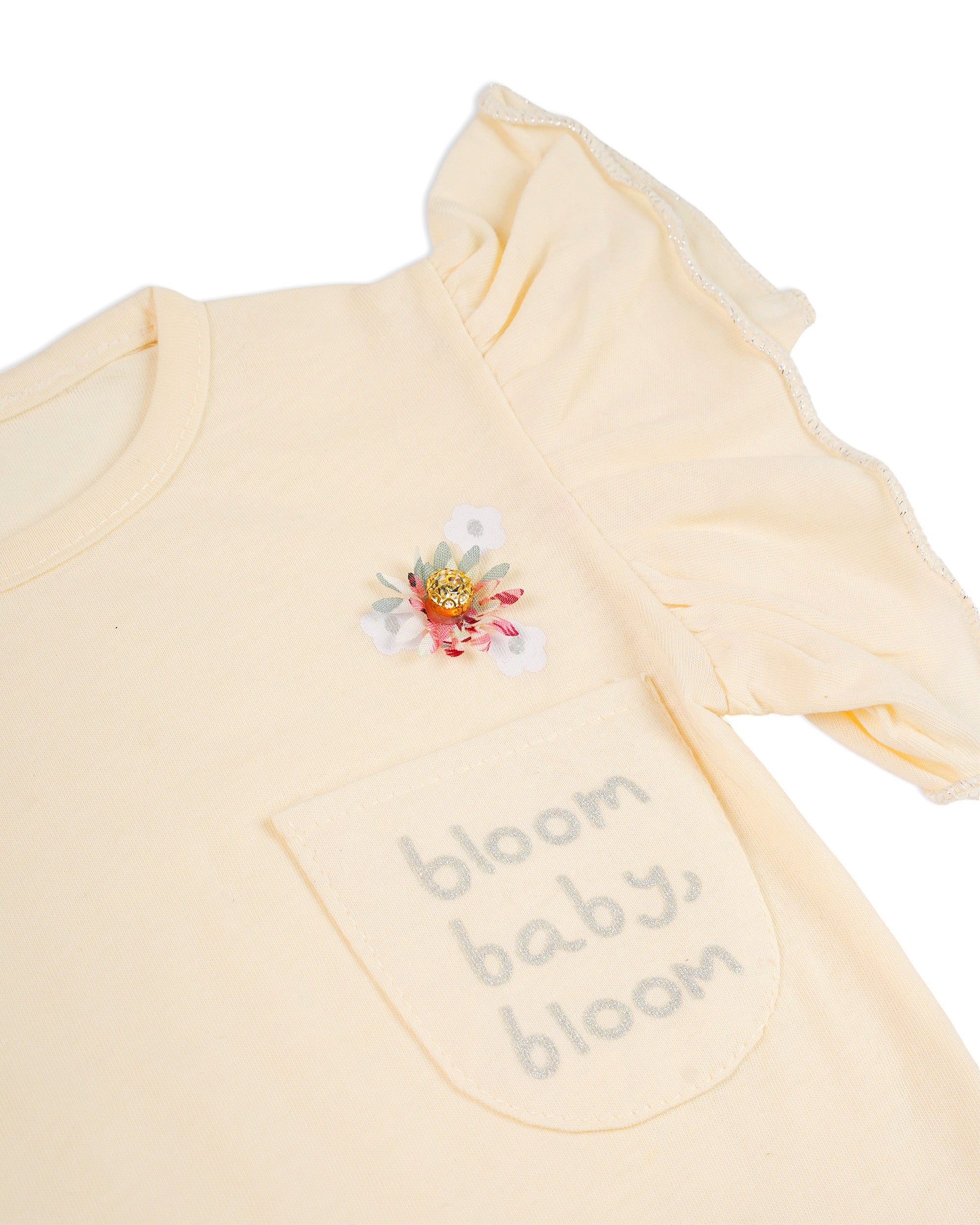 Newborn Girls Half Sleeves Suit