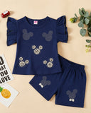 Newborn Girls Half Sleeves Suit
