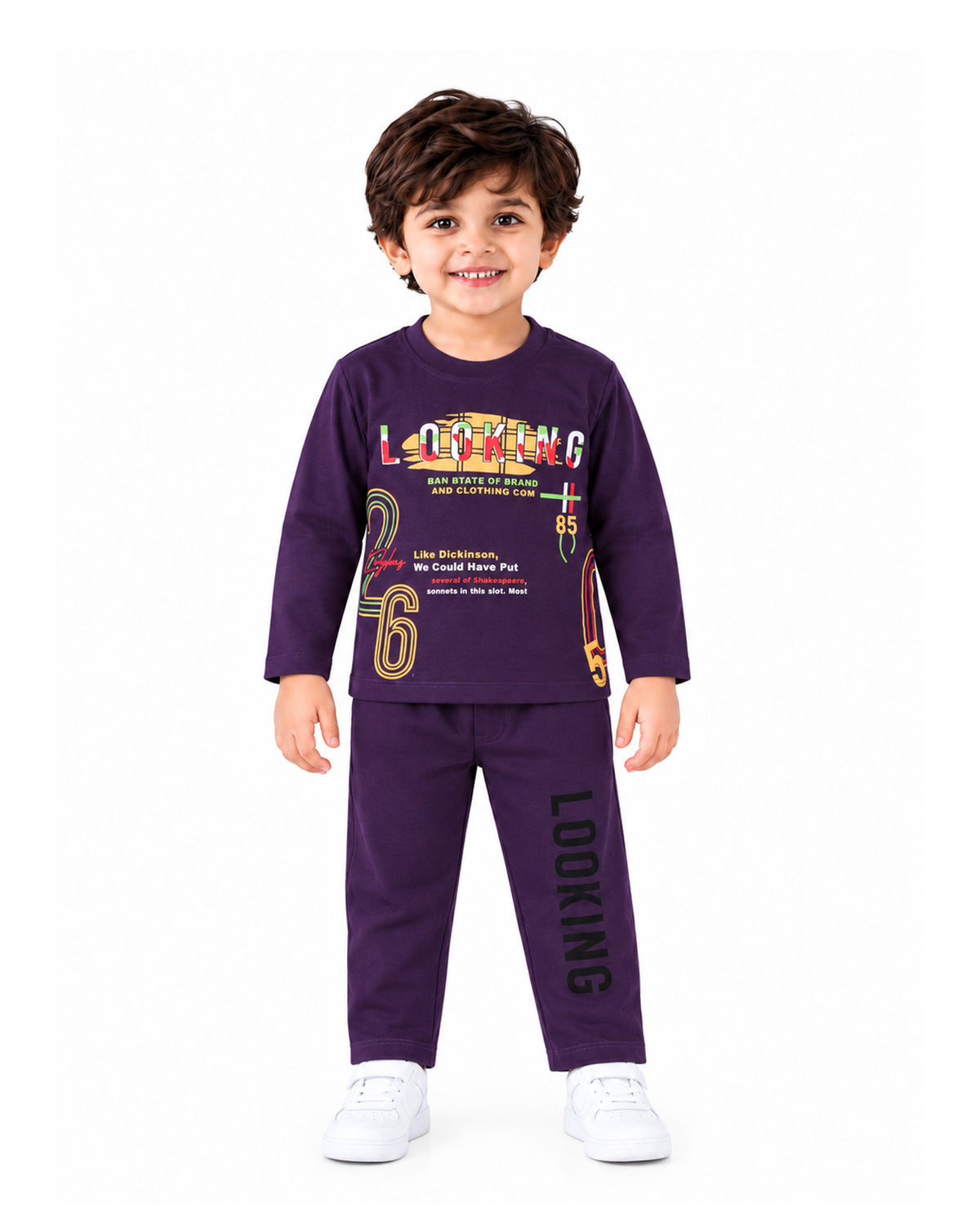 Valuables Boys Full Sleeves Pajama Suit
