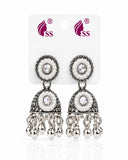 Antique Silver Jhumki Earrings