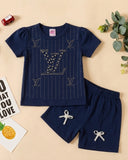 Newborn Girls Half Sleeves Suit