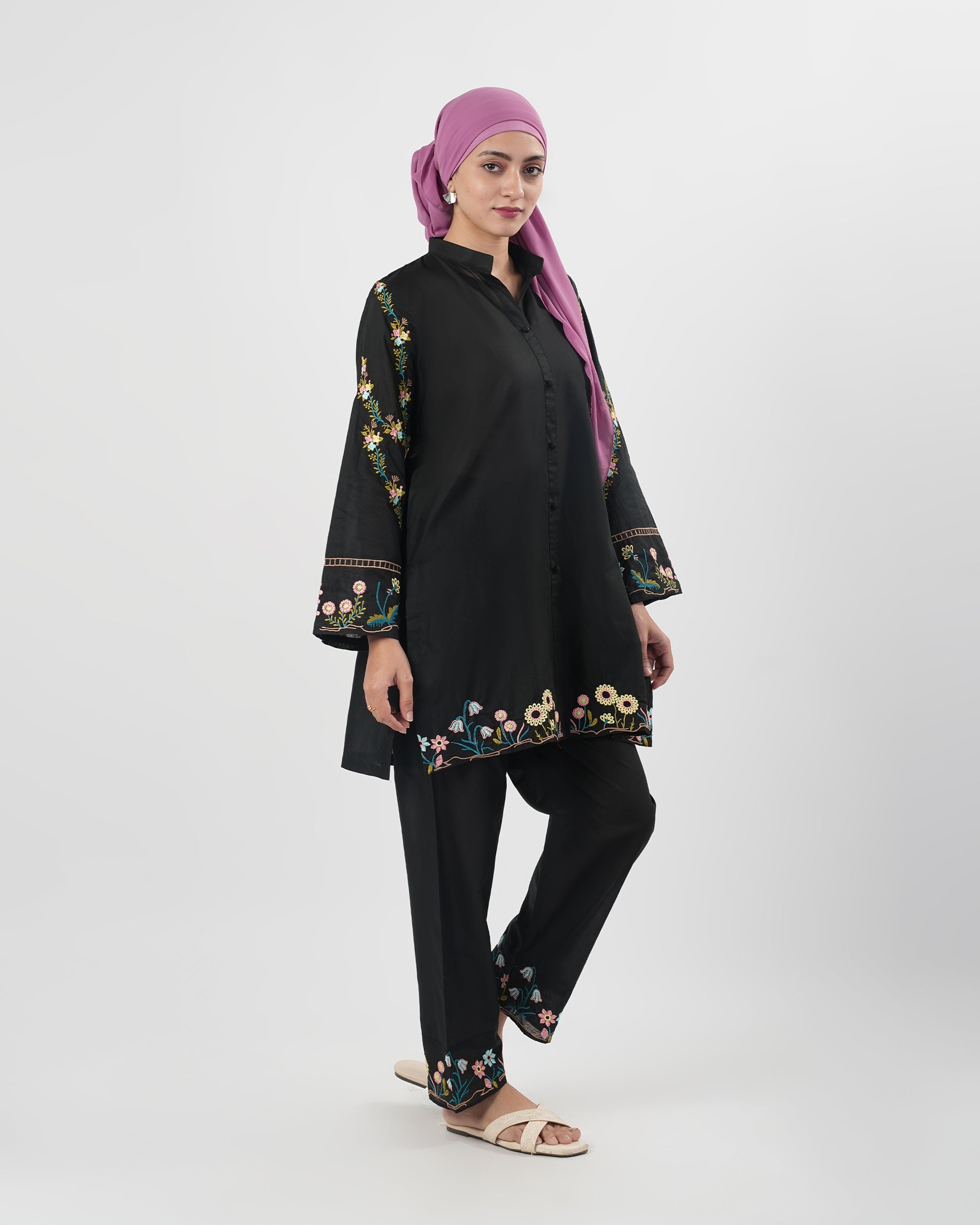Valuables Women's Embroidered 2 Pcs Suit
