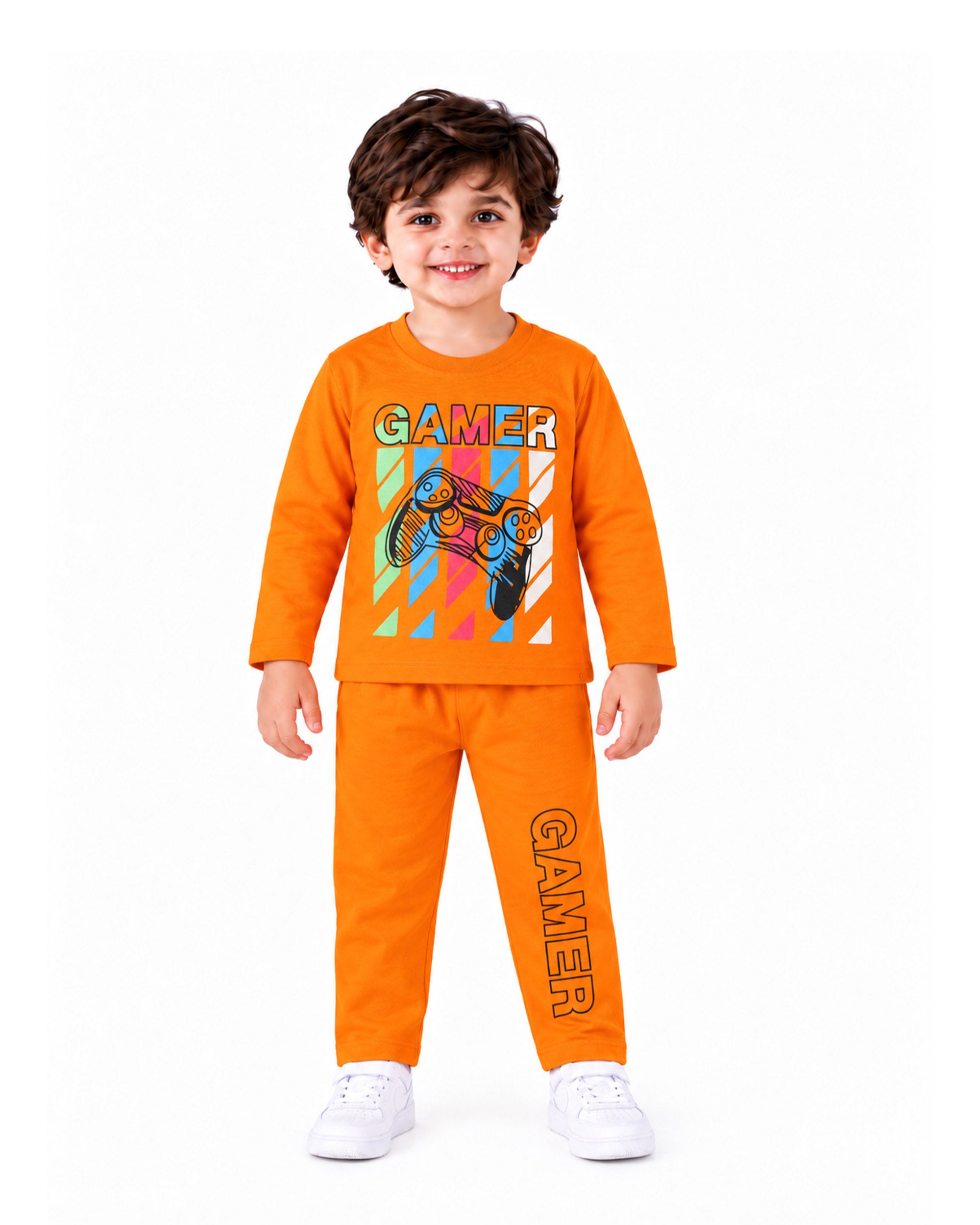 Valuables Boys Full Sleeves Pajama Suit