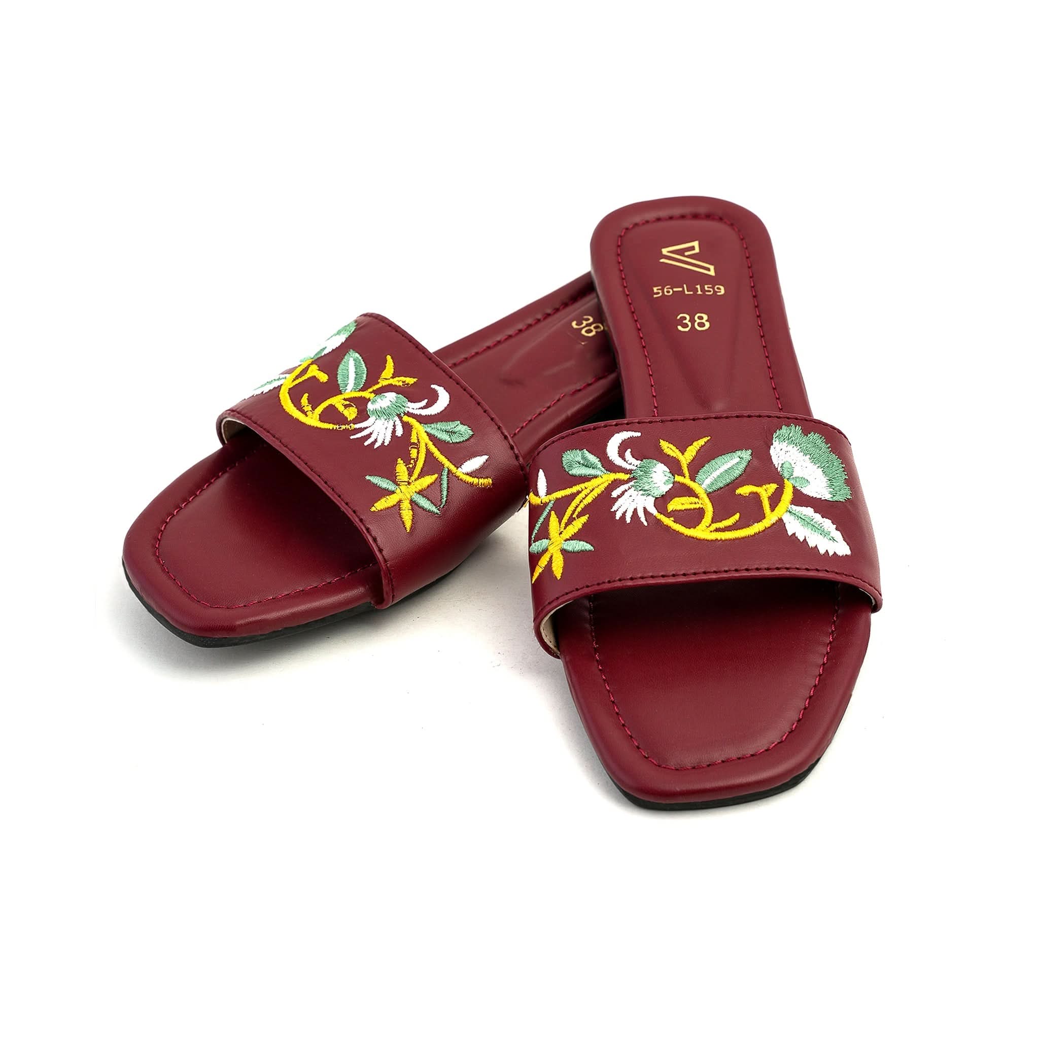 Women's Casual Slipper - Maroon, Women Slippers, Chase Value, Chase Value