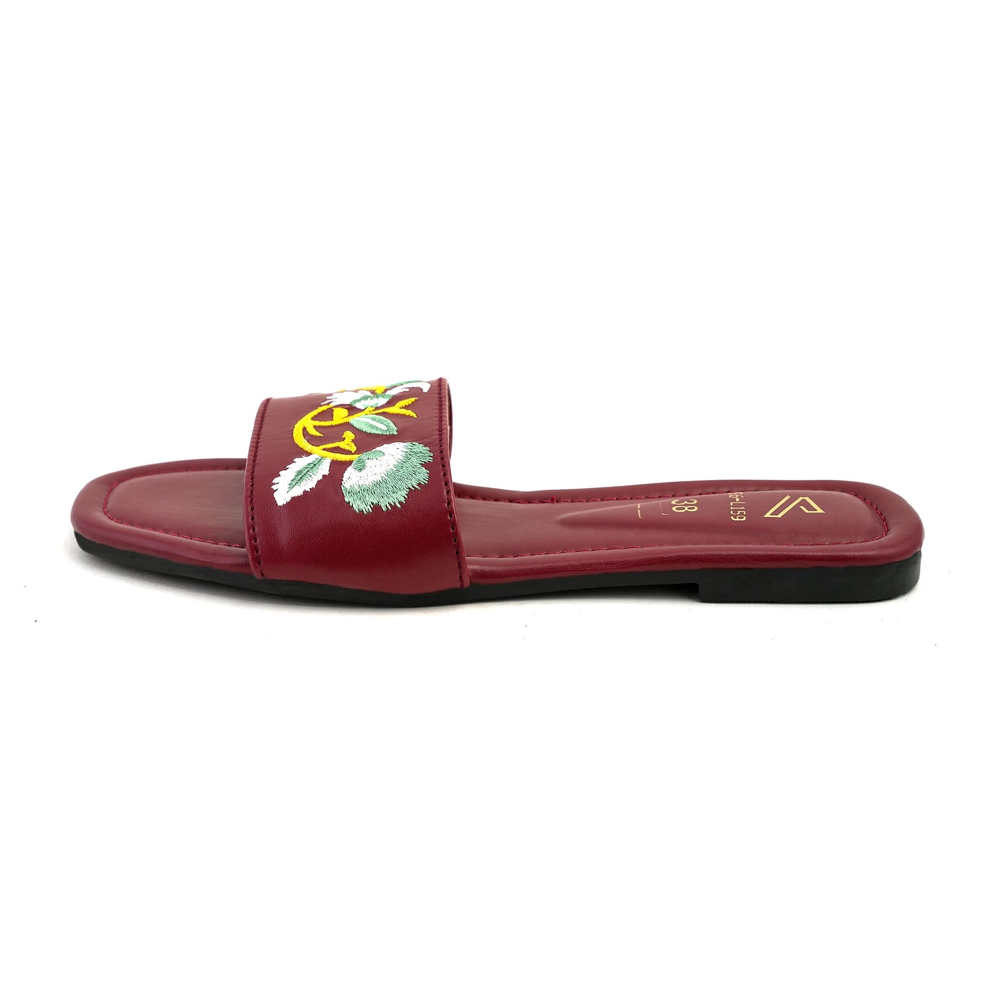 Women's Casual Slipper - Maroon, Women Slippers, Chase Value, Chase Value