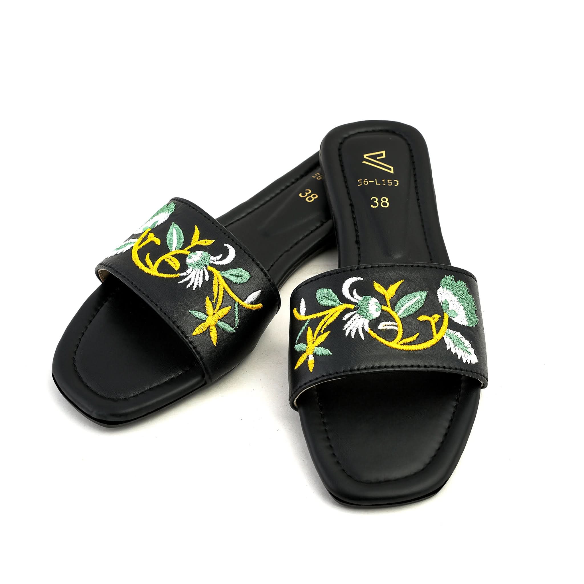Women's Casual Slipper - Black, Women Slippers, Chase Value, Chase Value