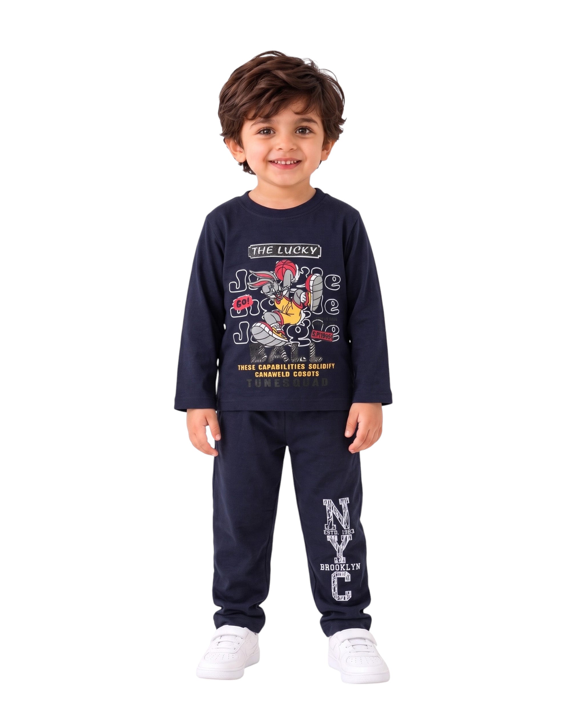 Valuables Boys Full Sleeves Pajama Suit