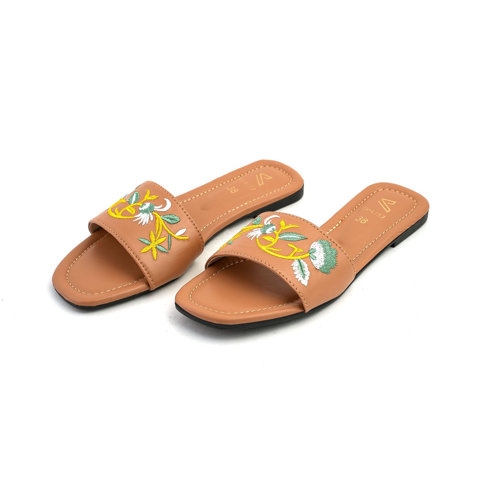 Women's Casual Slipper - Beige, Women Slippers, Chase Value, Chase Value
