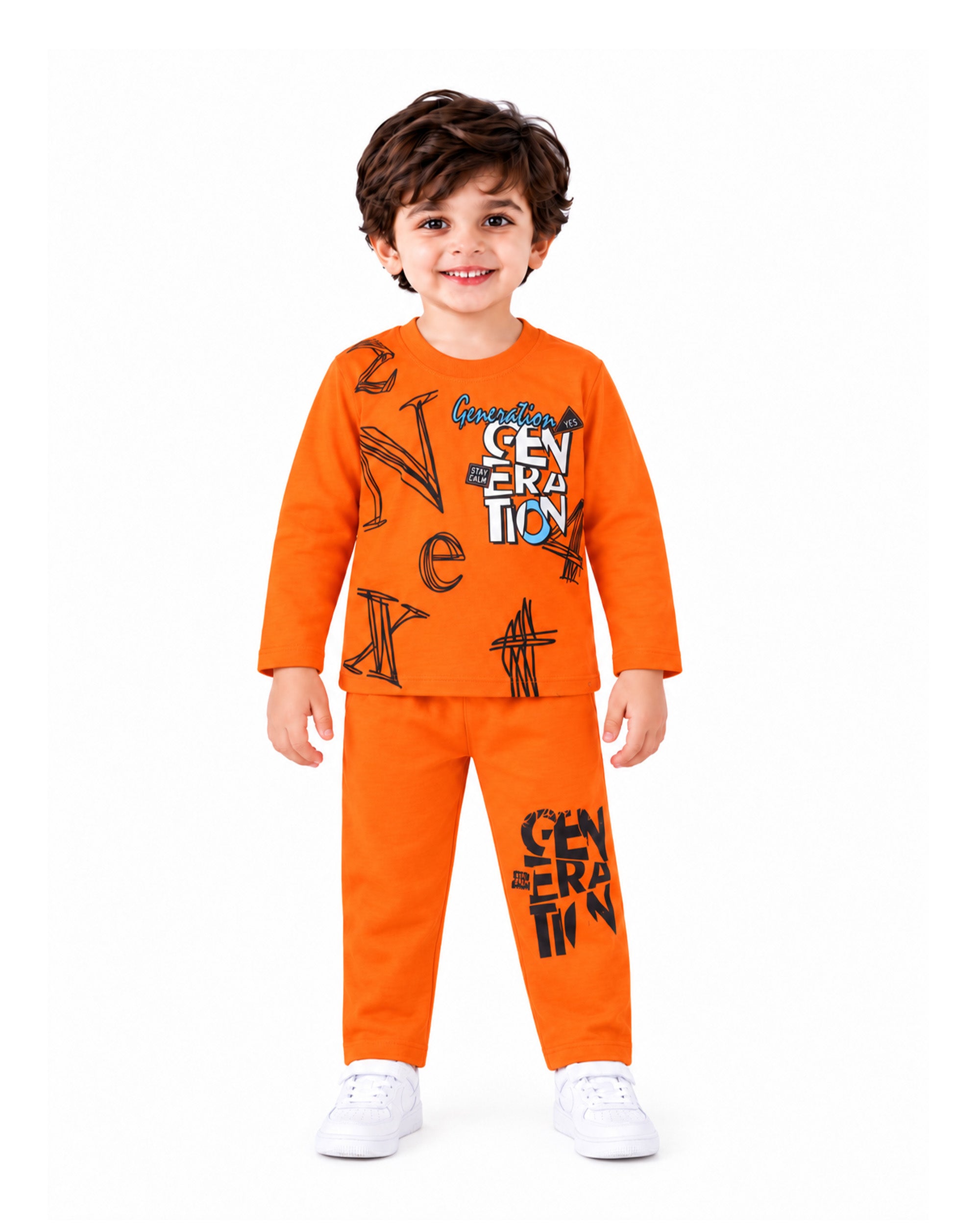 Valuables Boys Full Sleeves Pajama Suit