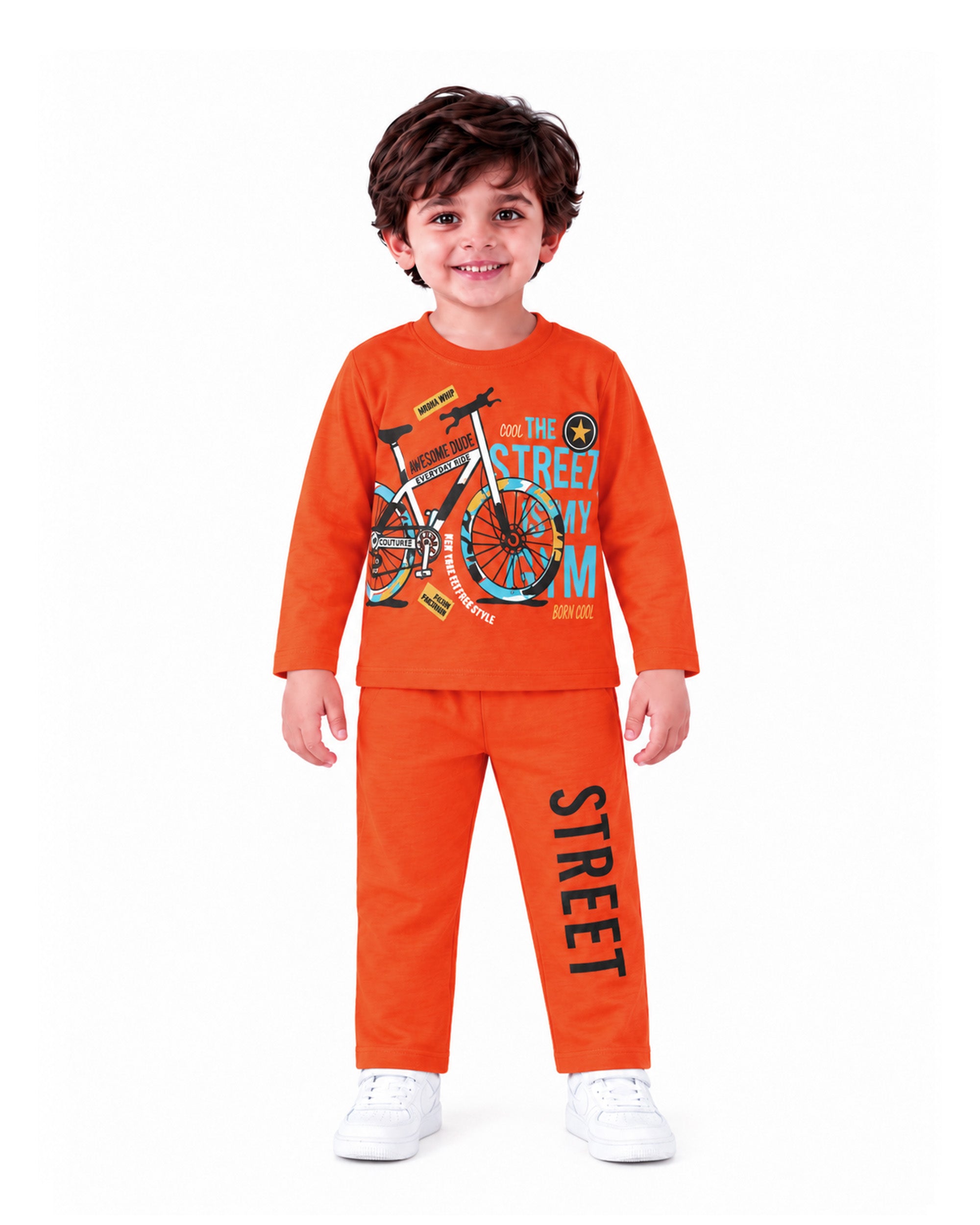 Valuables Boys Full Sleeves Pajama Suit