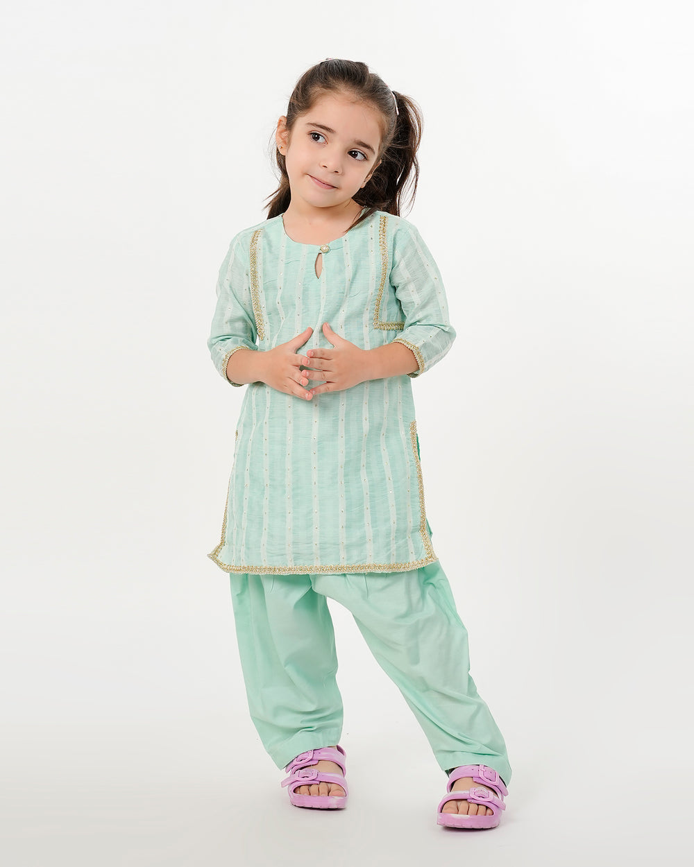 Eminent Girls Shalwar Suit - Green, Girls Shalwar Kameez, Eminent, Chase Value