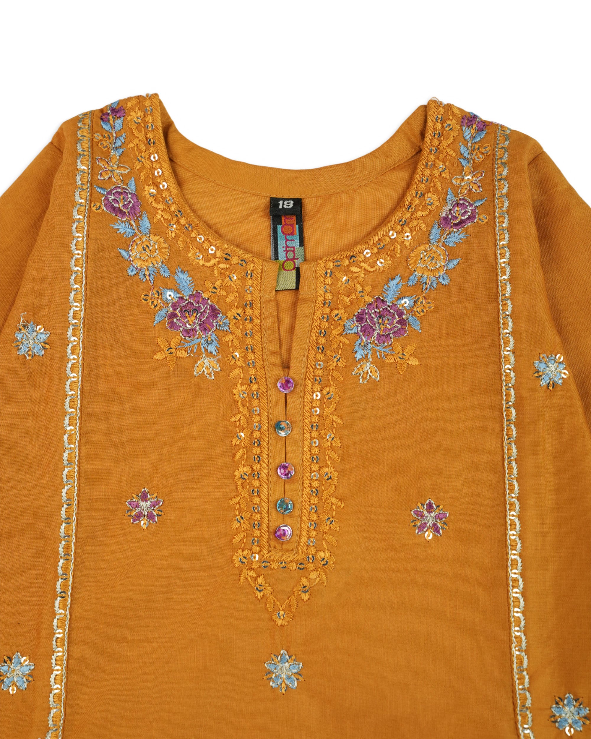 Girls Embroidered Shalwar Suit, Girls Shalwar Kameez, Chase Value, Chase Value