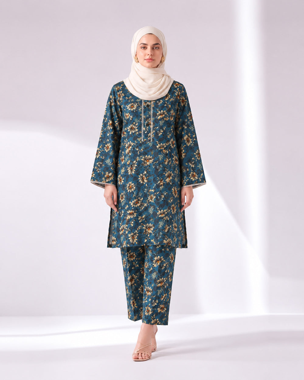 Women's Printed 2 Pc Suit, Women Shalwar Suits, Chase Value, Chase Value