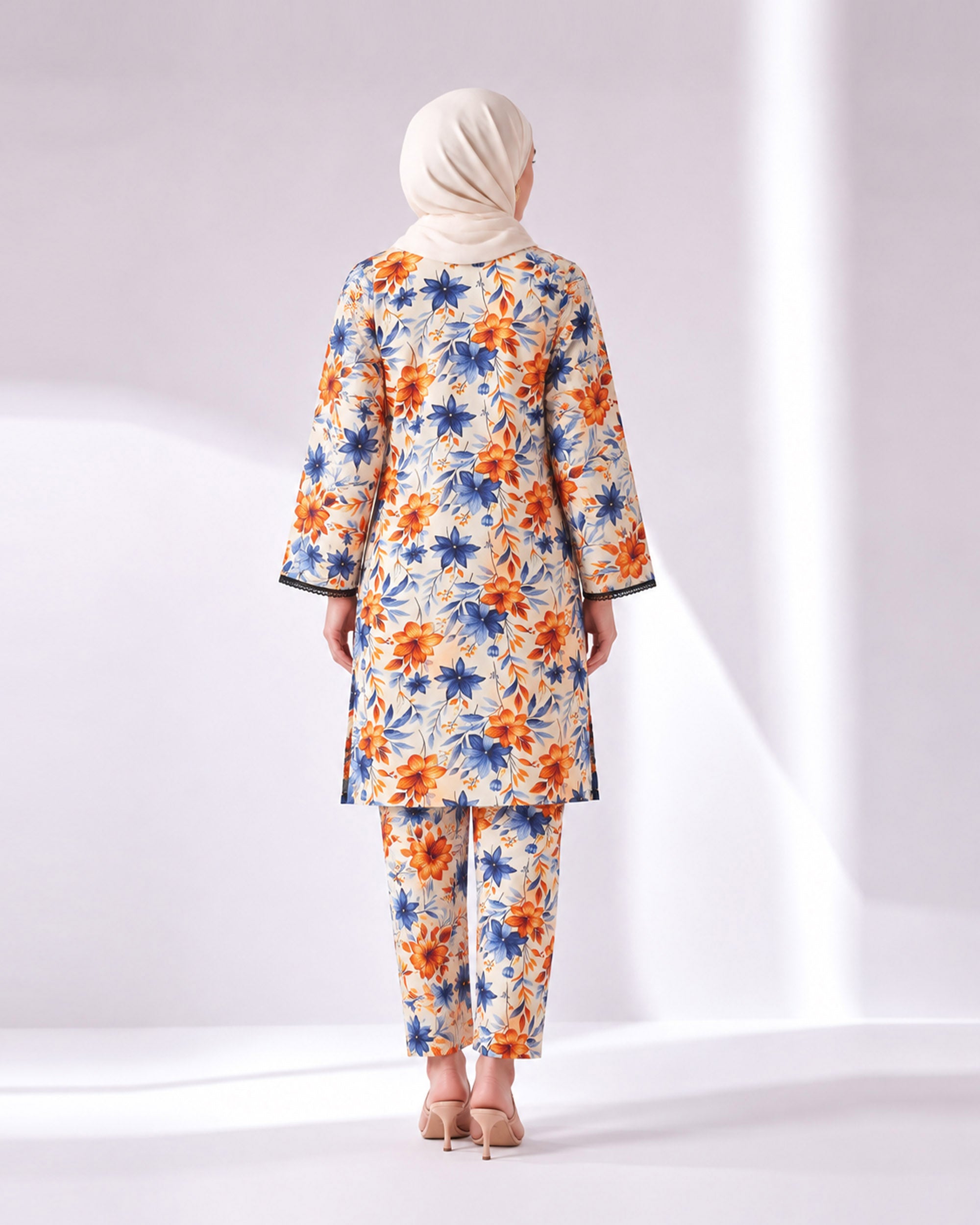 Women's Printed 2 Pc Suit, Women Shalwar Suits, Chase Value, Chase Value