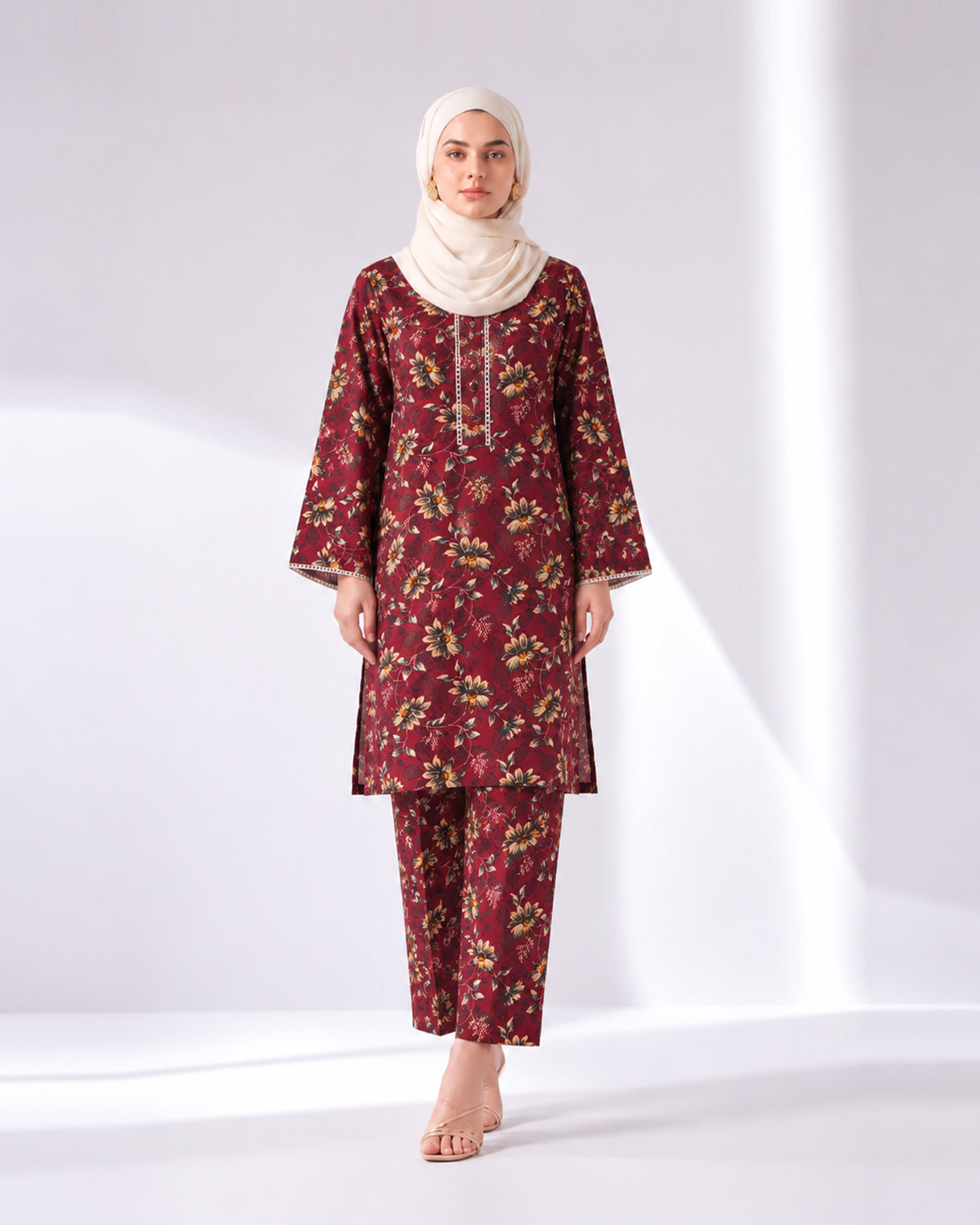 Women's Printed 2 Pc Suit, Women Shalwar Suits, Chase Value, Chase Value