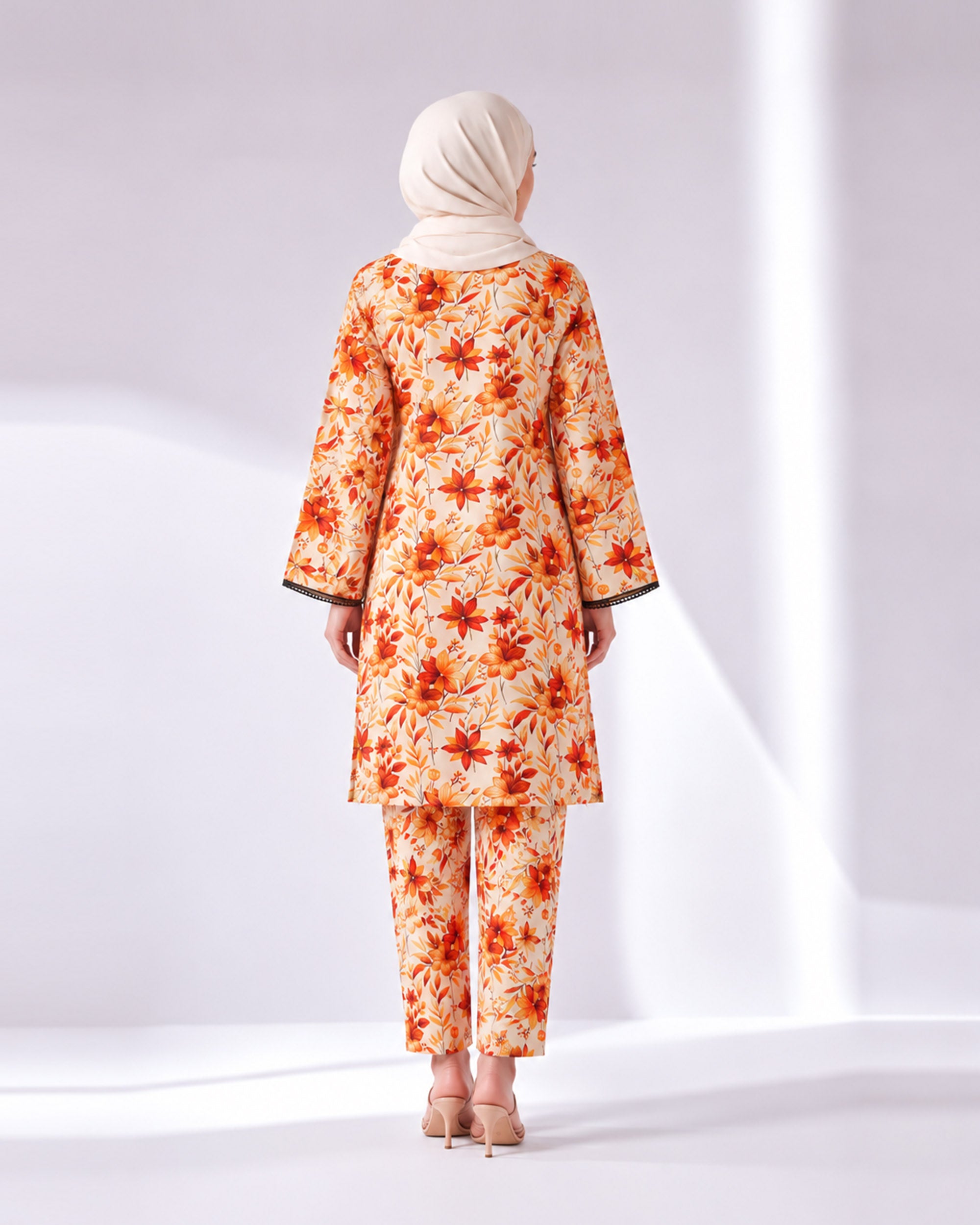 Women's Printed 2 Pc Suit, Women Shalwar Suits, Chase Value, Chase Value