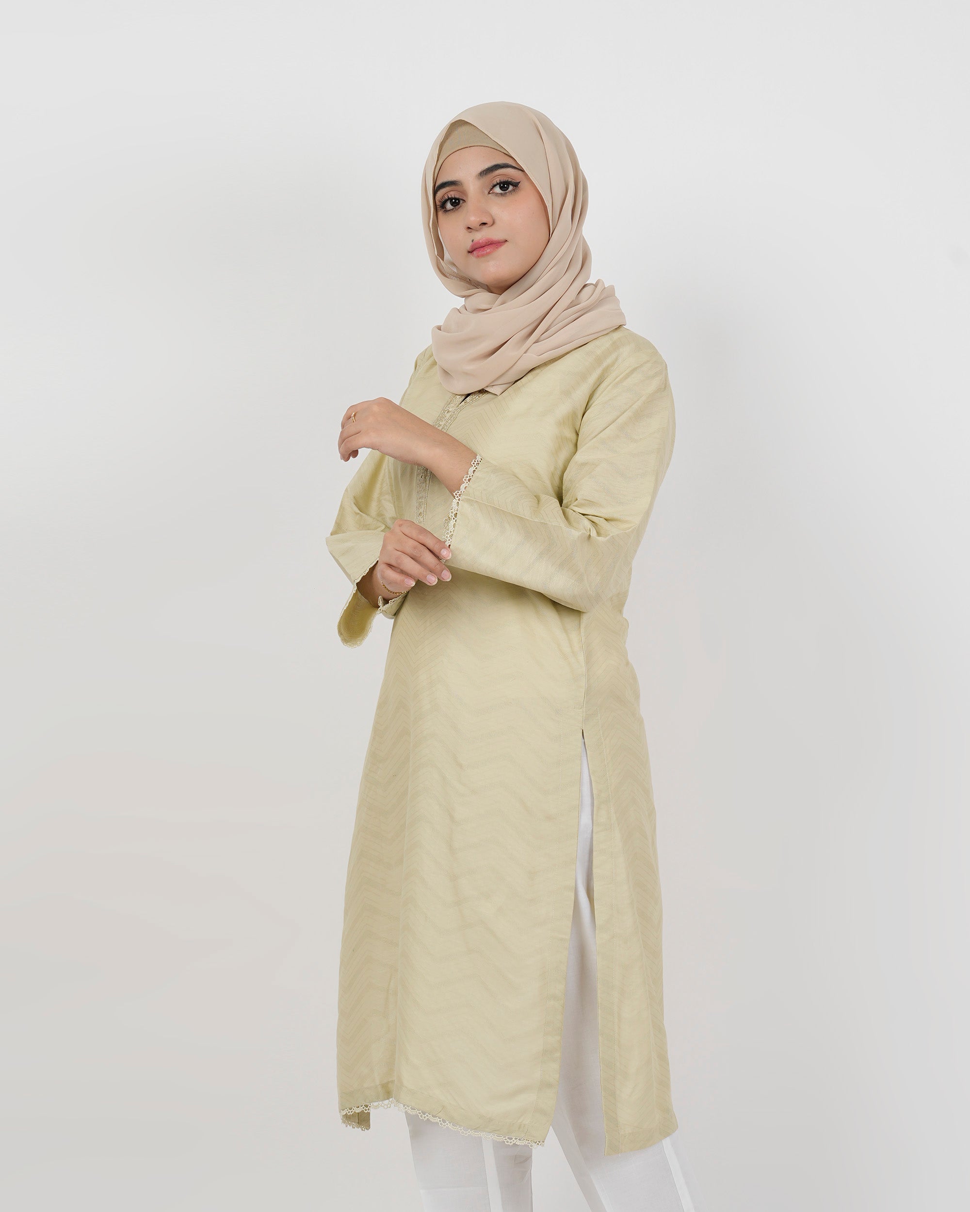 Valuables Women Jacquard Kurti, Women Ready Kurtis, Chase Value, Chase Value