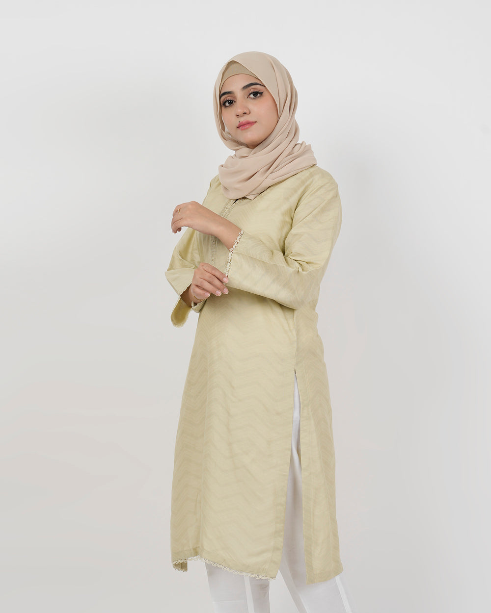 Valuables Women Jacquard Kurti, Women Ready Kurtis, Chase Value, Chase Value