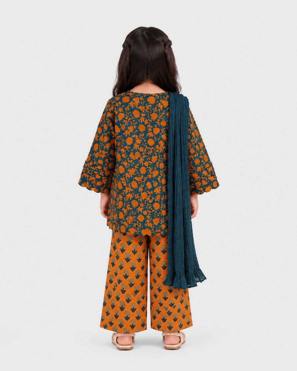 Eminent Girls Ethnic Essentials Printed 3 Pc, Girls Shalwar Kameez, Eminent, Chase Value