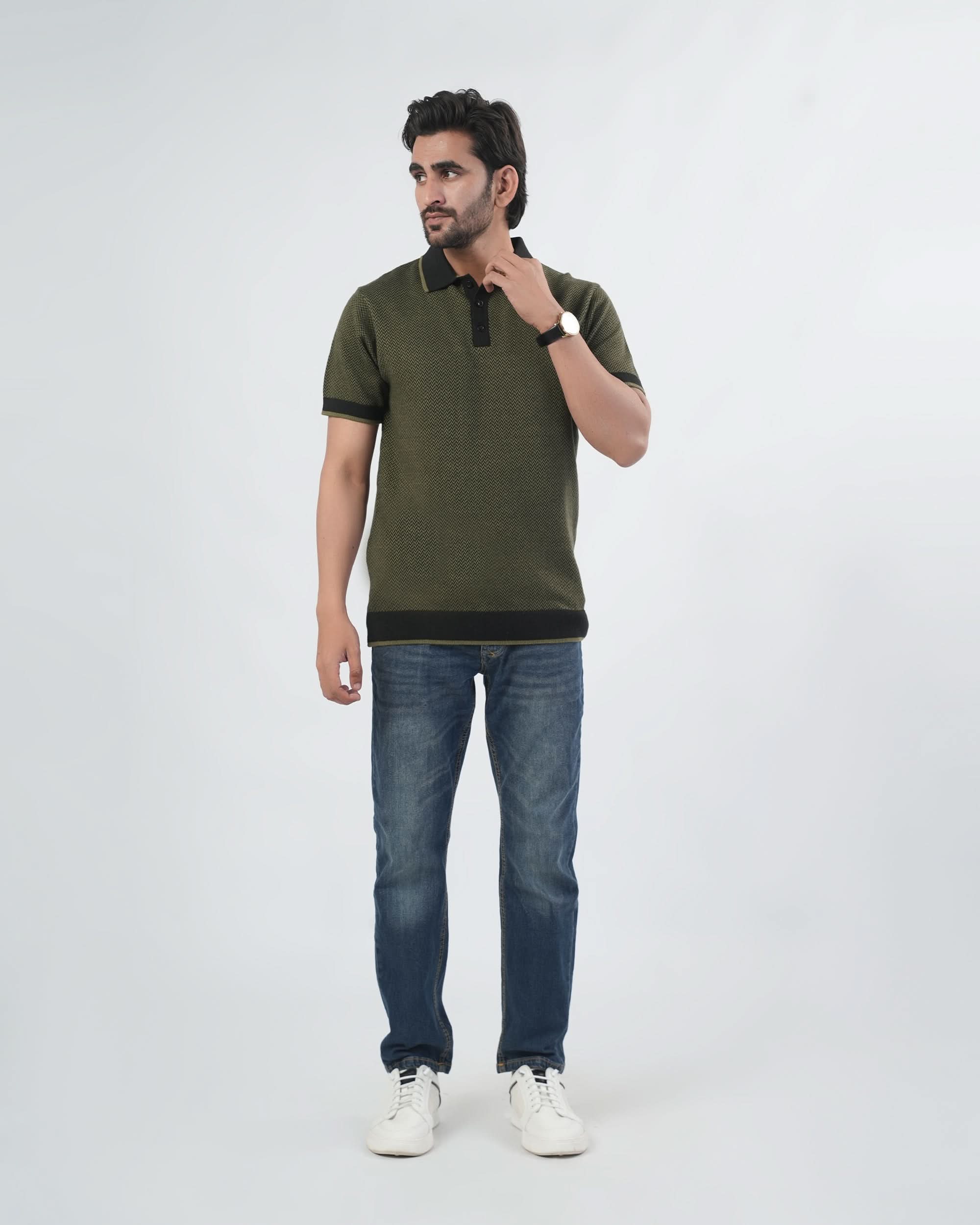 Eminent Men's Half Sleeves Polo Sweater, Men's Sweater & Sweat Shirts, Eminent, Chase Value