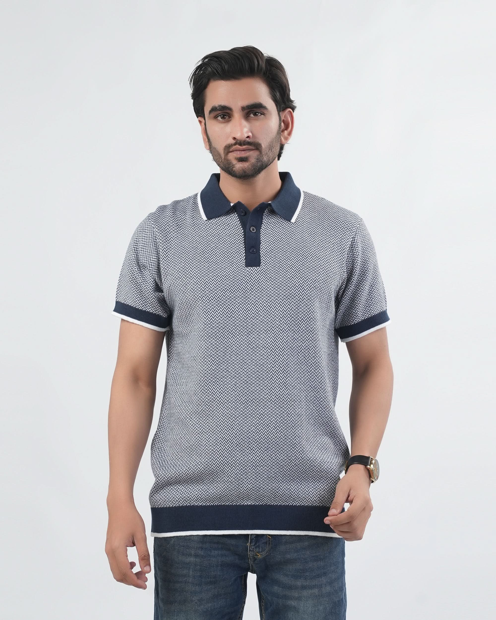 Eminent Men's Half Sleeves Polo Sweater, Men's Sweater & Sweat Shirts, Eminent, Chase Value