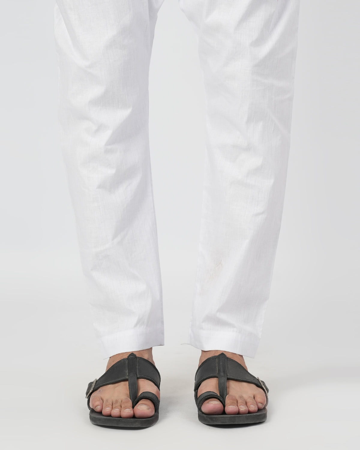 Eminent Women's High Rise Straight Fit Jeans - White