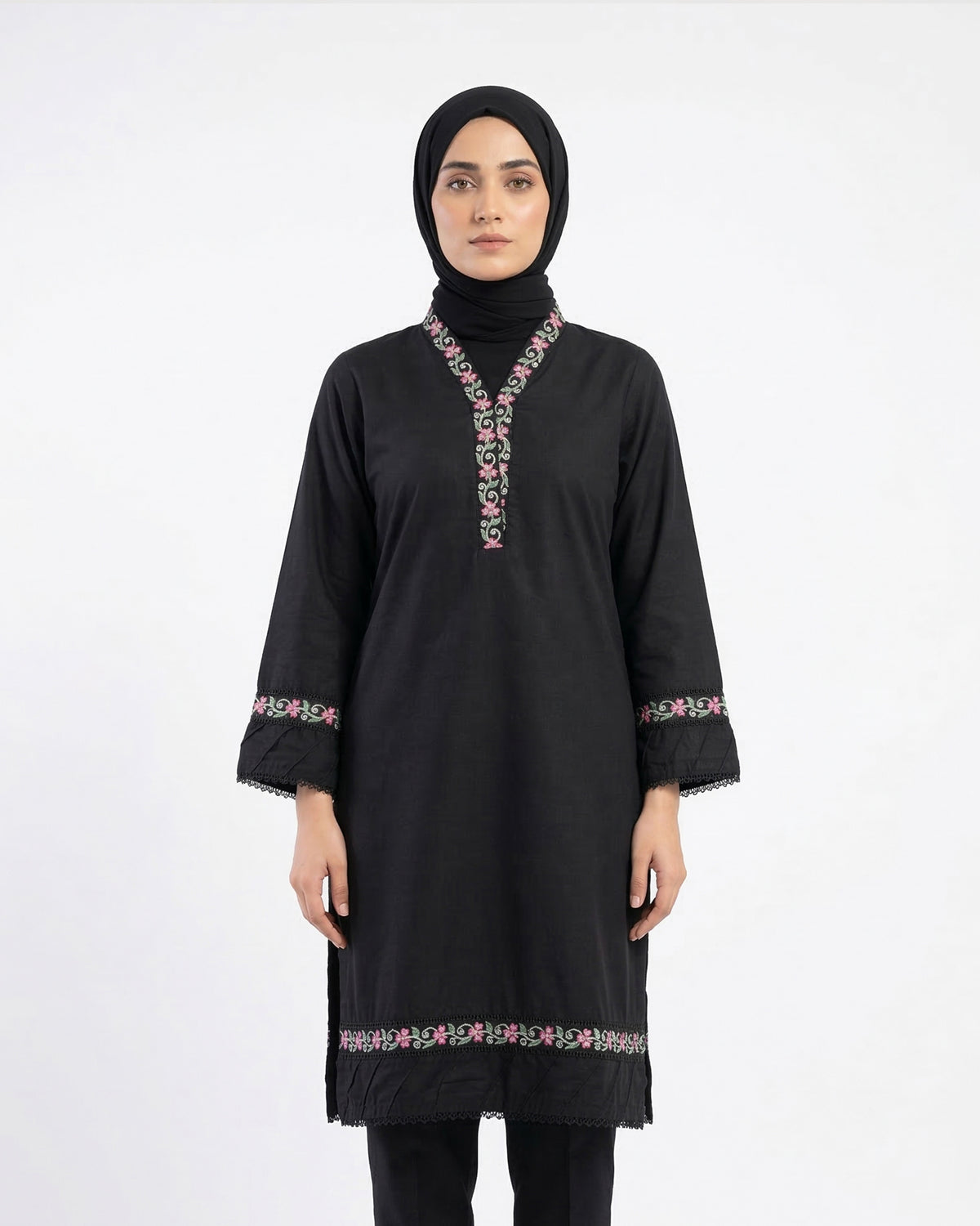 Valuables Women Embroidered Kurti, Women Ready Kurtis, Chase Value, Chase Value