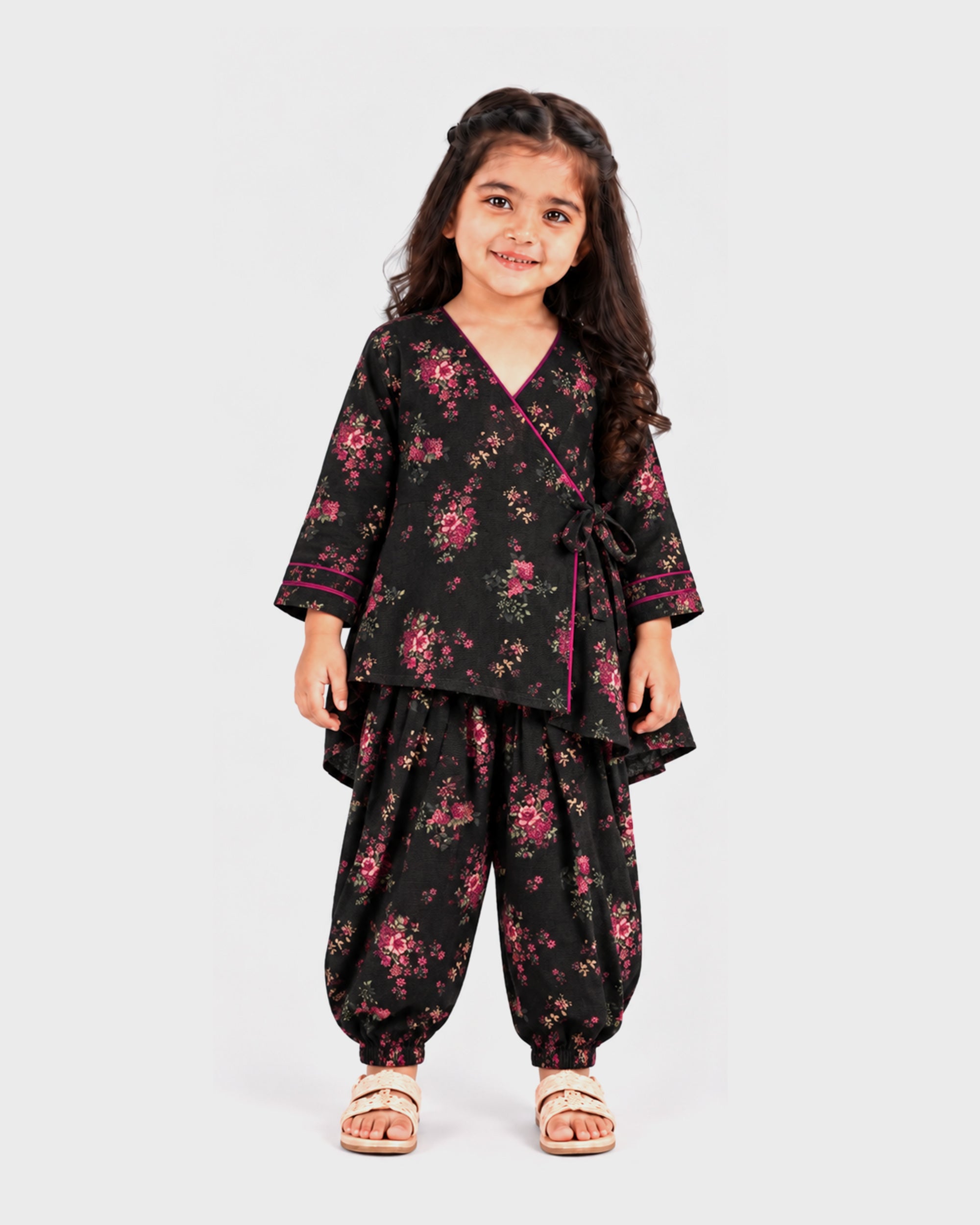 Eminent Girls Ethnic Essentials Printed 2 Pc, Girls Shalwar Kameez, Eminent, Chase Value