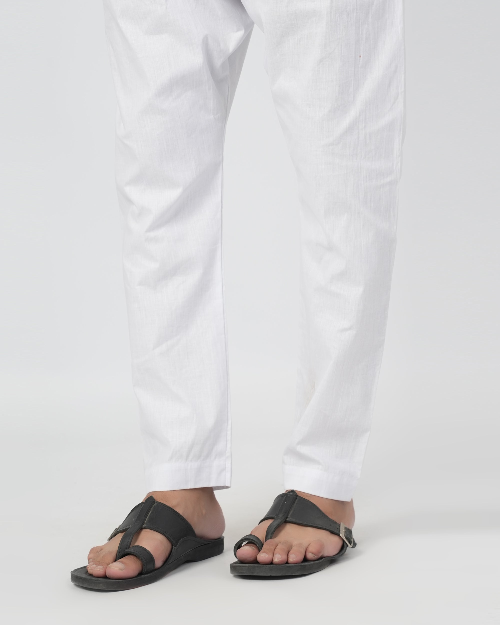 Eminent Women's High Rise Straight Fit Jeans - White