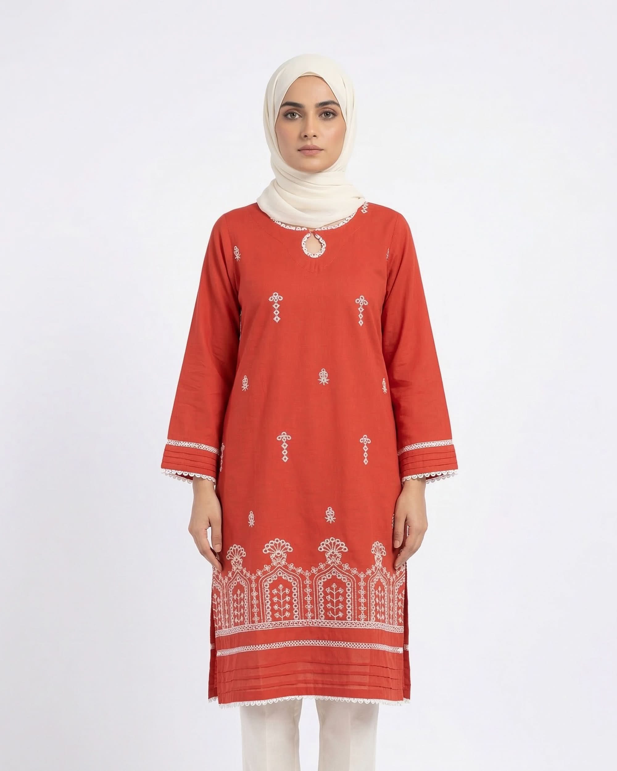 Valuables Women's Embroidered Kurti, Women Ready Kurtis, Chase Value, Chase Value