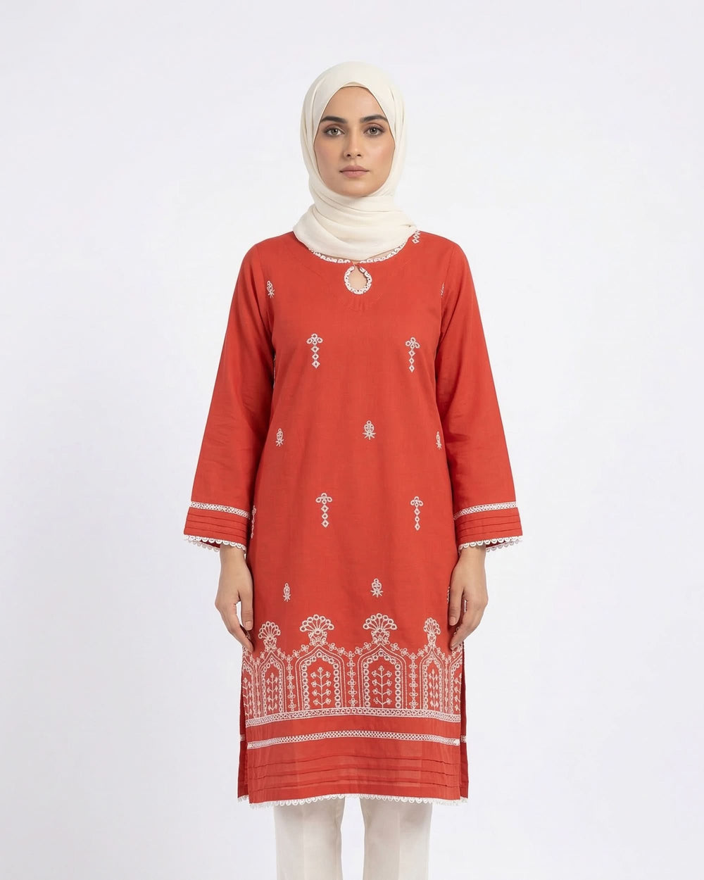 Valuables Women's Embroidered Kurti, Women Ready Kurtis, Chase Value, Chase Value