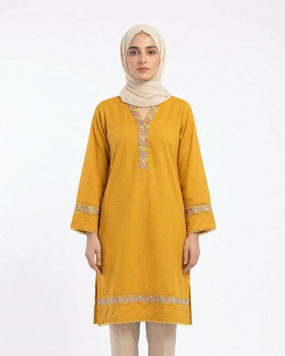 Valuables Women Embroidered Kurti, Women Ready Kurtis, Chase Value, Chase Value
