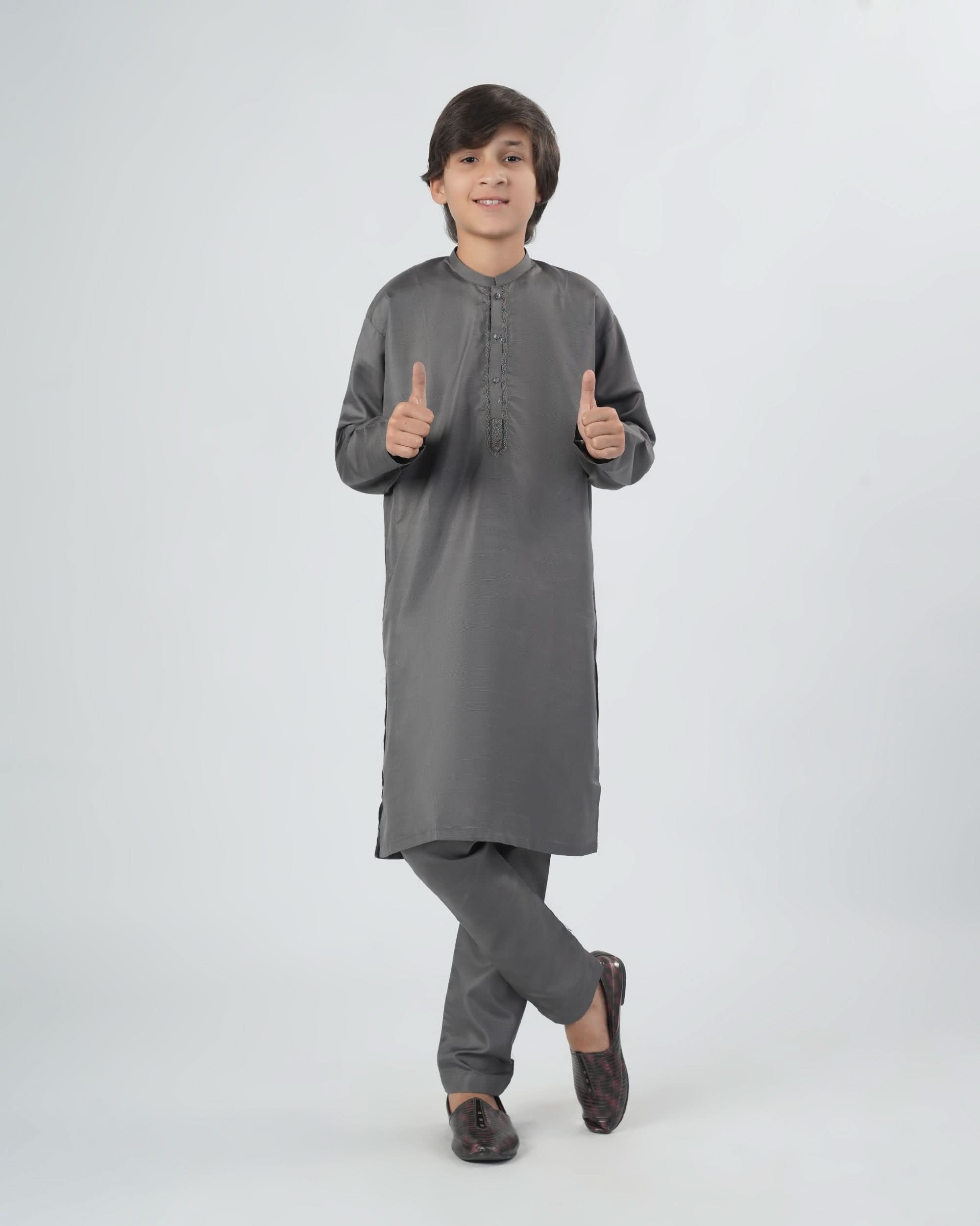 Boy's Embroidered Shalwar Kameez, Boys Shalwar Kameez, Chase Value, Chase Value