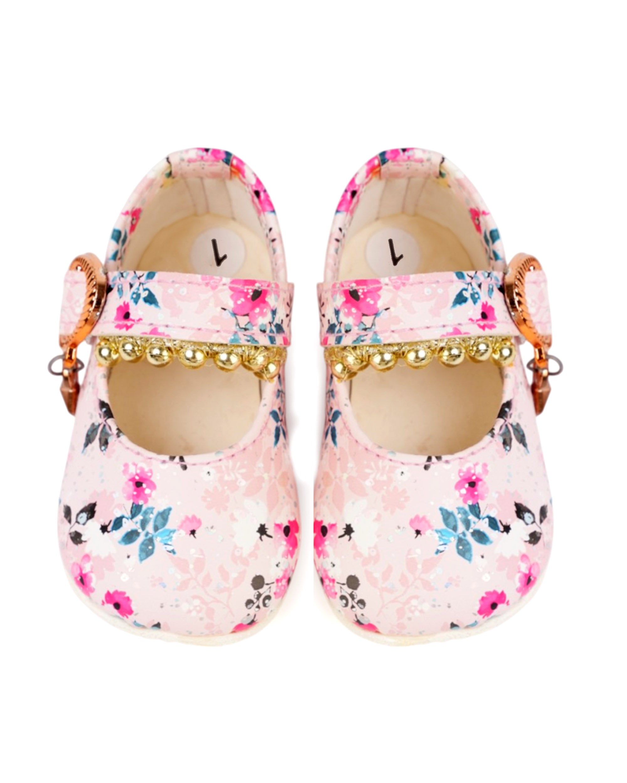 Newborn Girls Pearls Shoes