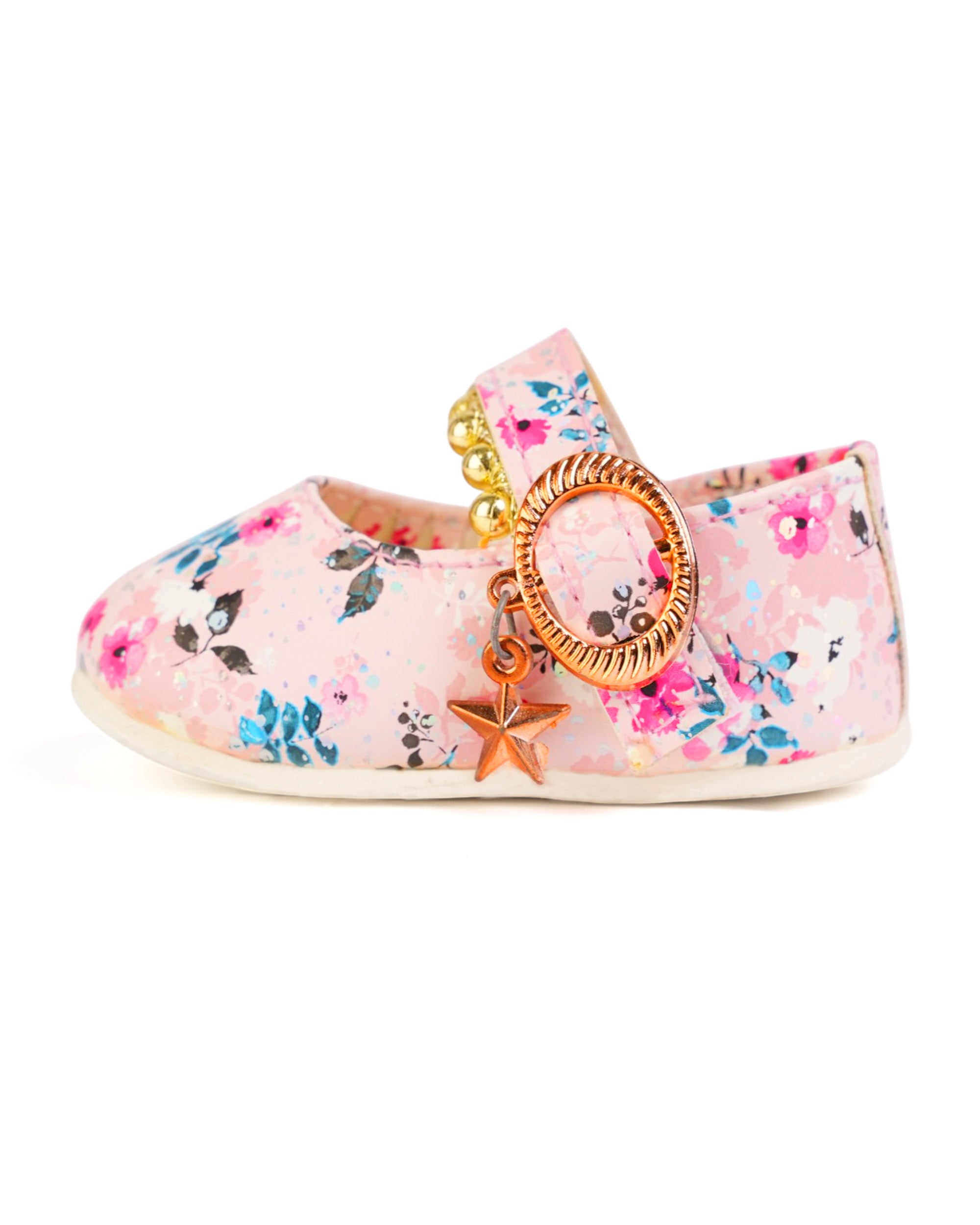 Newborn Girls Pearls Shoes