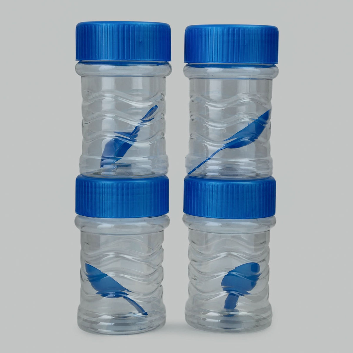 Safari Fresh Kitchen Jar Set 4Pc 300ml - Blue, Water Bottle, Safari, Chase Value