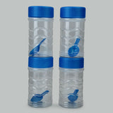 Safari Fresh Kitchen Jar Set 4Pc 400ml - Blue, Storage Boxes, Safari, Chase Value