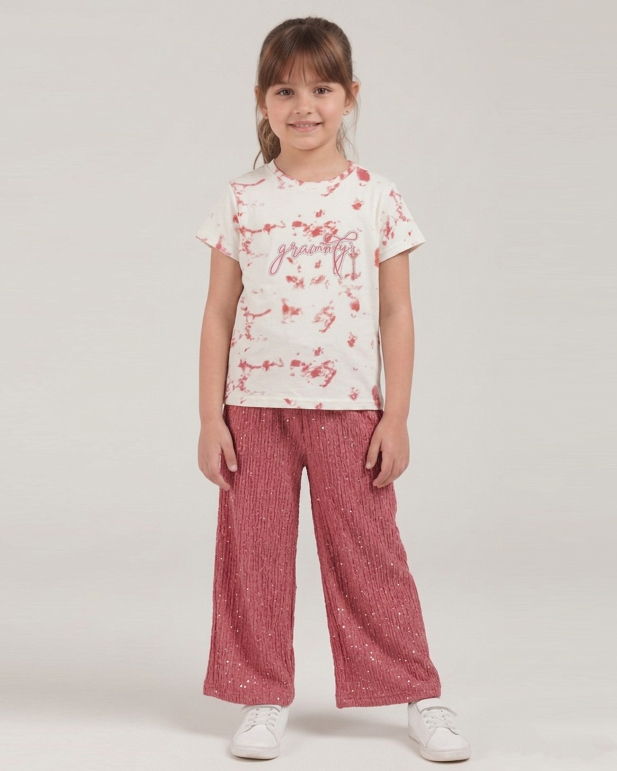 Girls 2 Piece Set, Girls Half Sleeves Suit, Chase Value, Chase Value