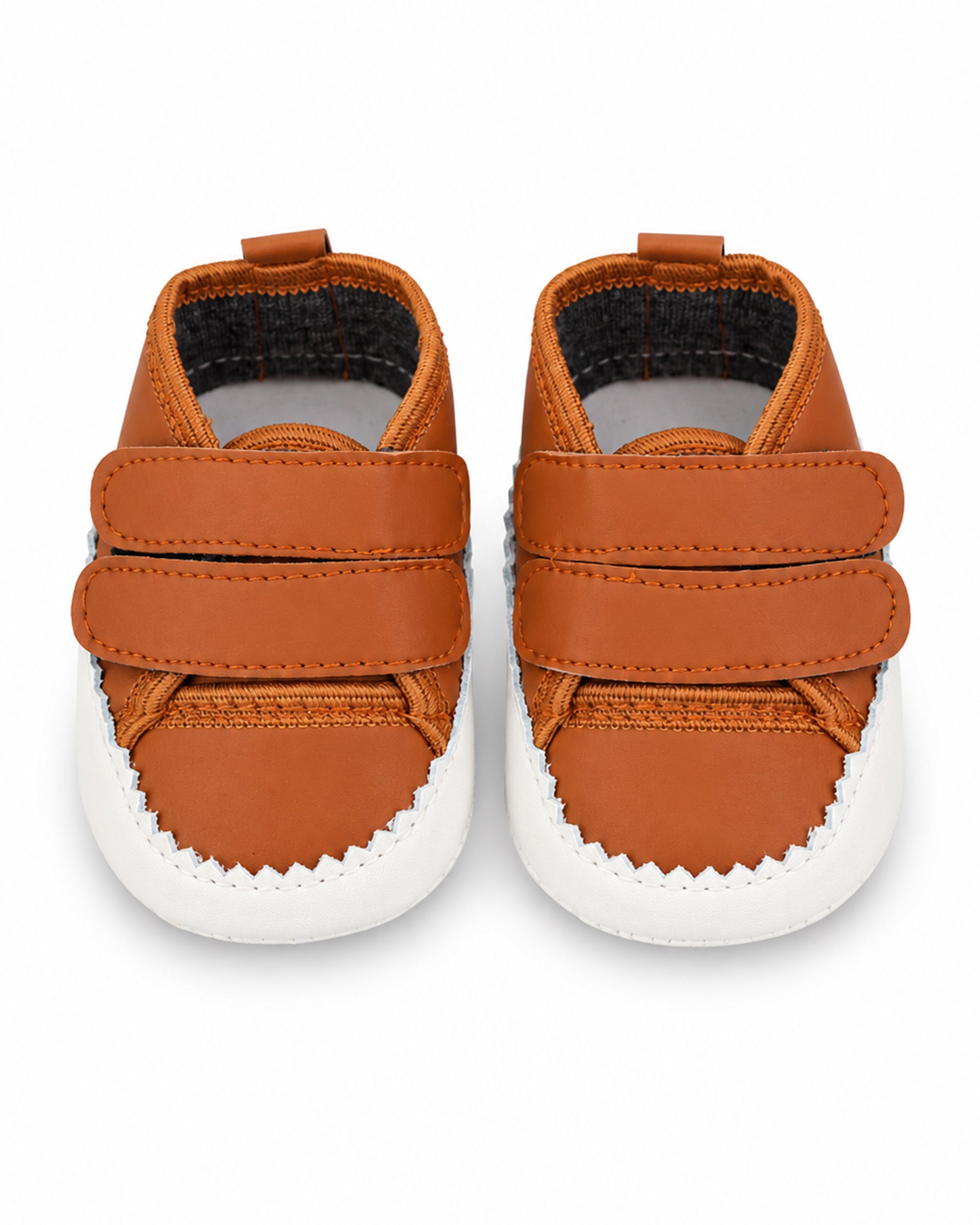 Newborn Boys Zigzag Magic Shoes