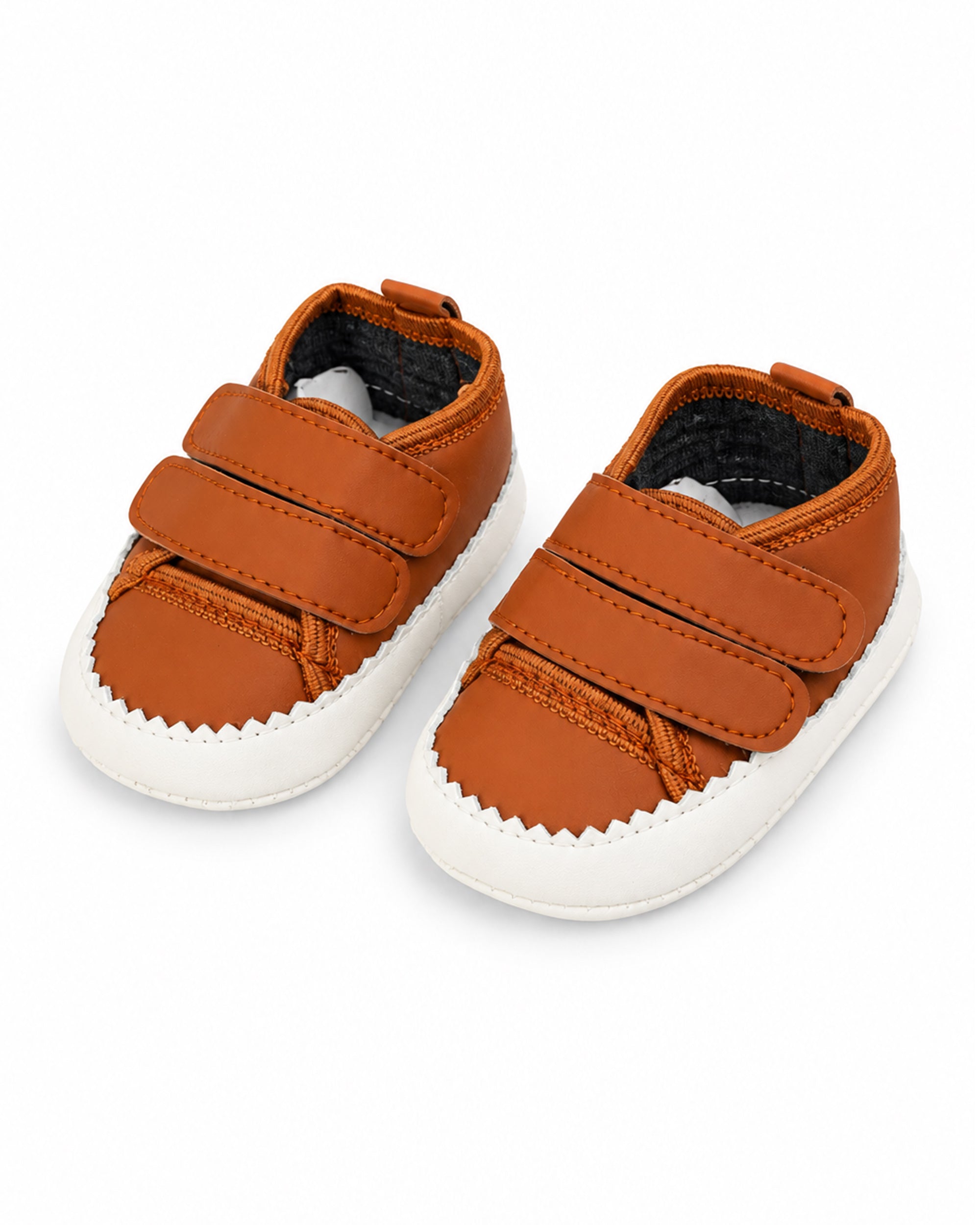 Newborn Boys Zigzag Magic Shoes