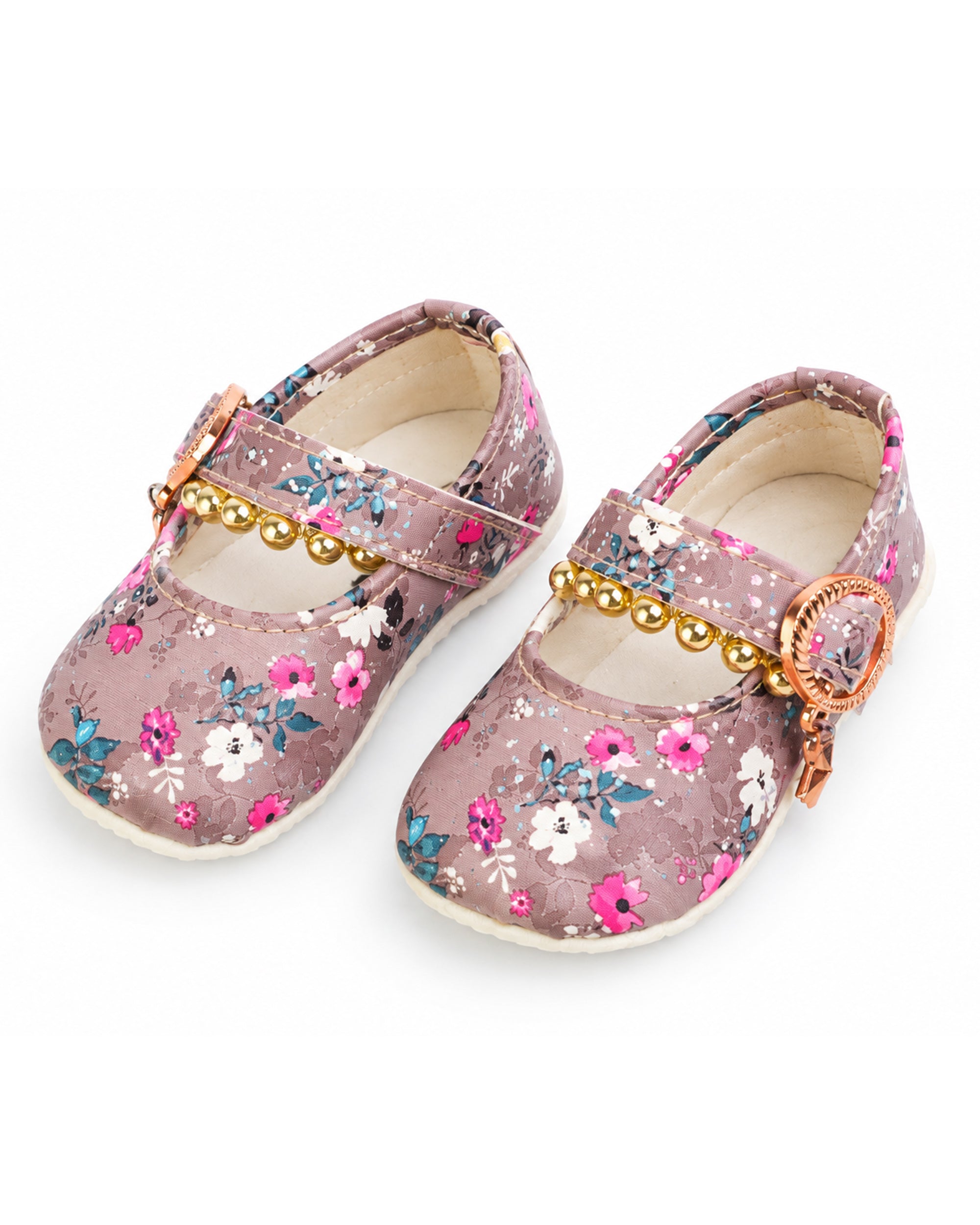 Newborn Girls Pearls Shoes