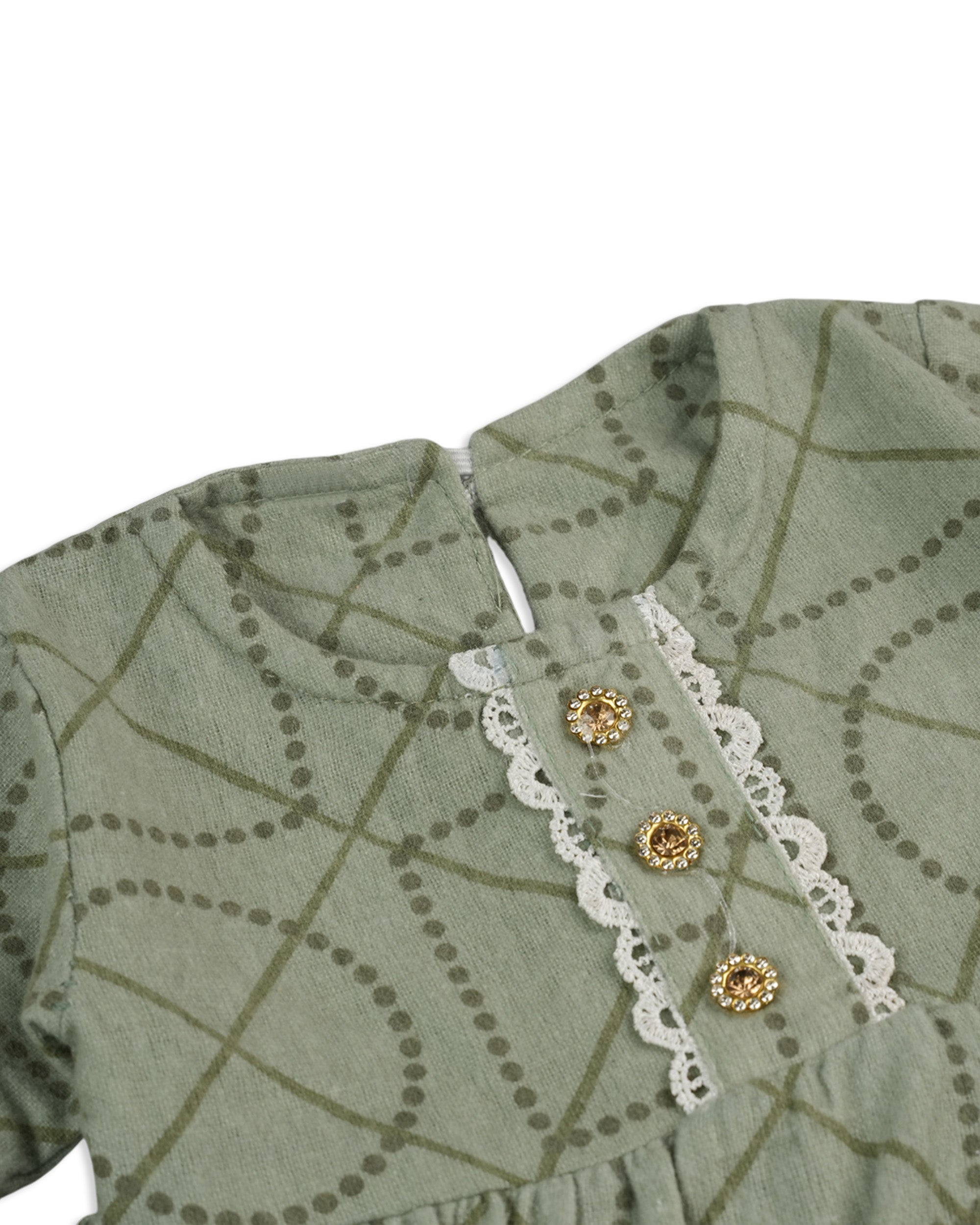 Newborn Frocks Flannel, Newborn Girls Winter Frocks, Chase Value, Chase Value