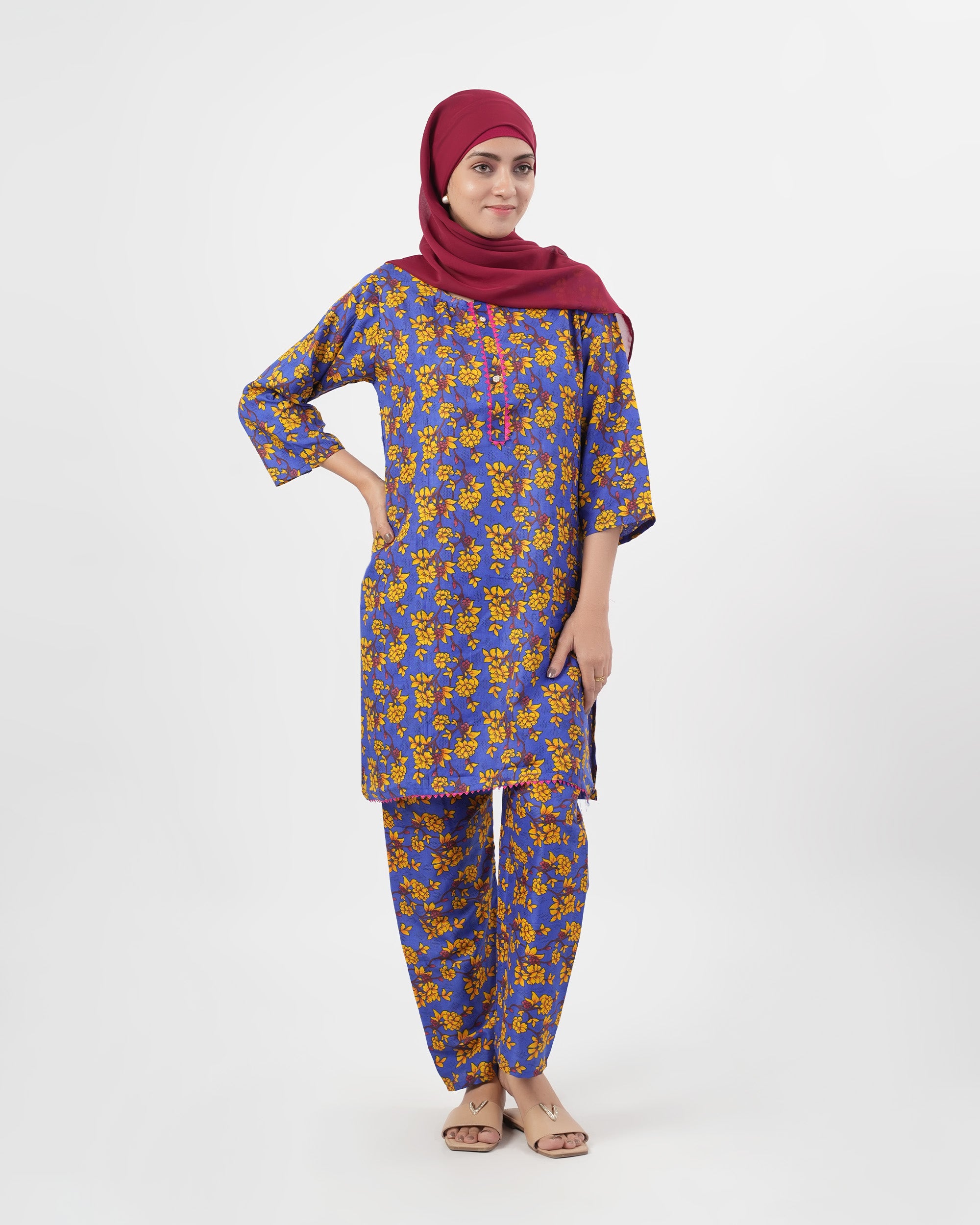 Women’s Printed 2 Pcs Suit, Women Shalwar Suits, Chase Value, Chase Value