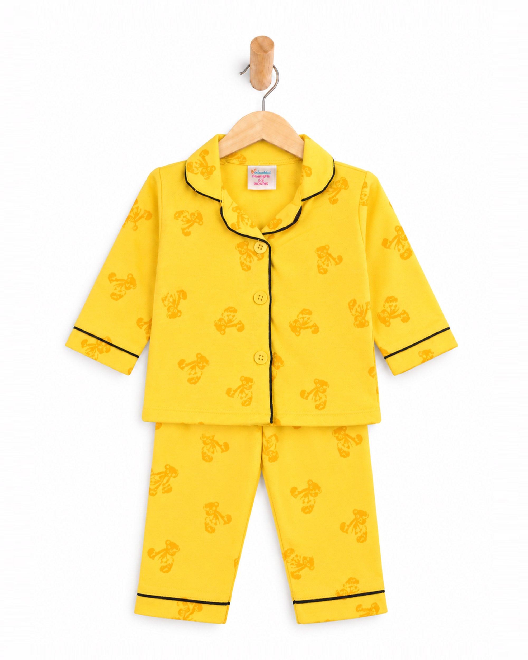 Valuables Newborn Girls Terry Night Suit, Girls Full Sleeves Suit, Valuables, Chase Value