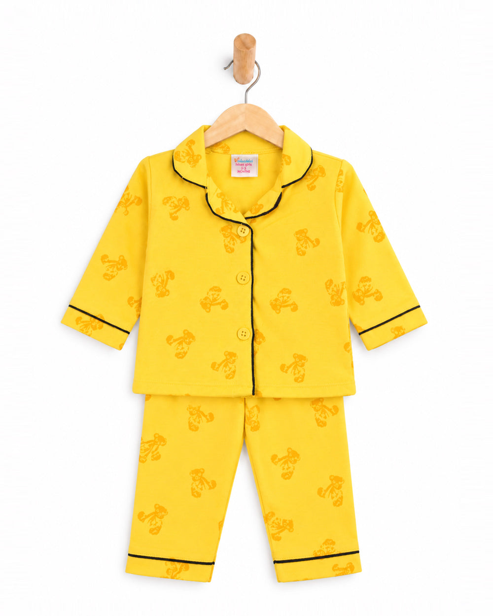 Valuables Newborn Girls Terry Night Suit, Girls Full Sleeves Suit, Valuables, Chase Value